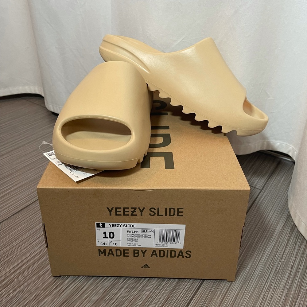 Adidas Yeezy Slide Desert Sand Size 10 (FW6344) Yeezy Supply
